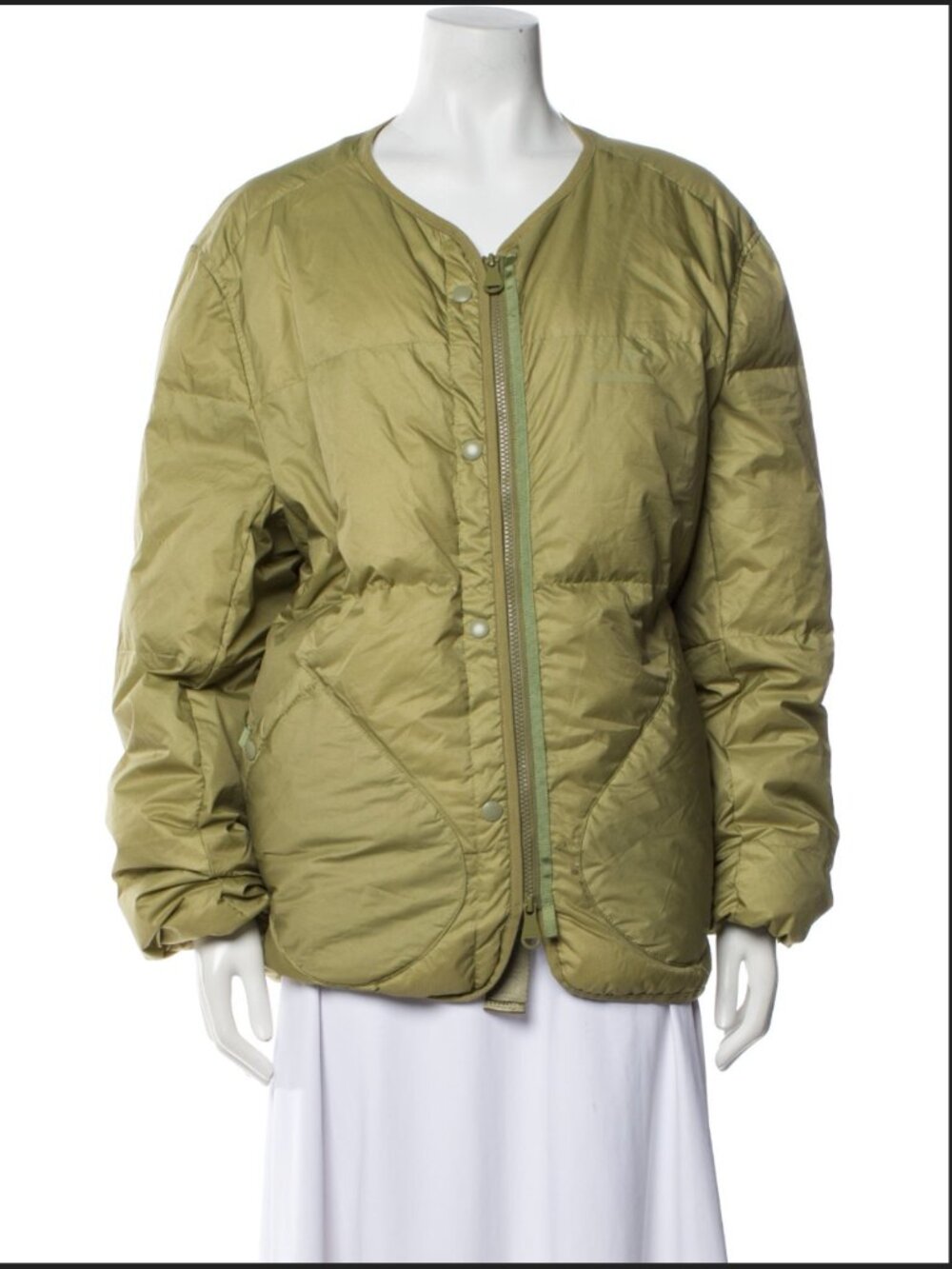 The Arrivals Military-style down jacket